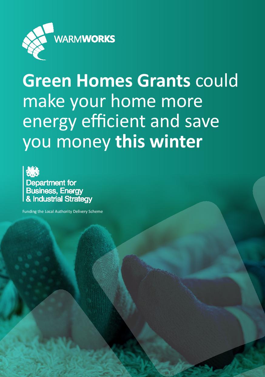 WarmWorks Green Homes Grants Poster - page 1